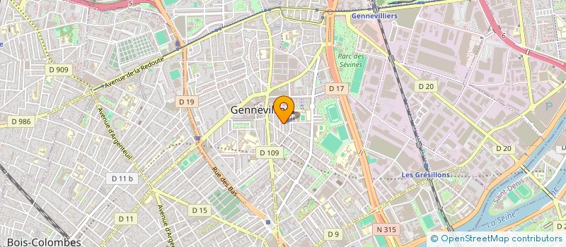 localisation de l'entreprise 883 998 437   GENNEVILLIERS