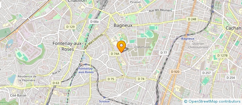 localisation de l'entreprise 883 998 452 à BAGNEUX