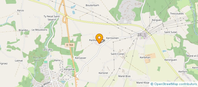 localisation de l'entreprise 884 008 467  à CAUDAN