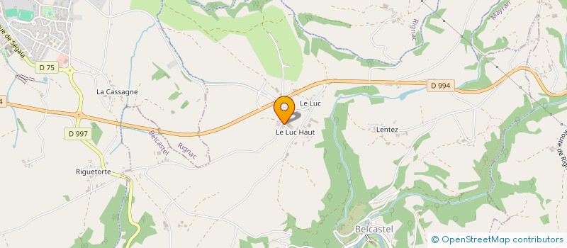 localisation de l'entreprise 884 046 723   RIGNAC