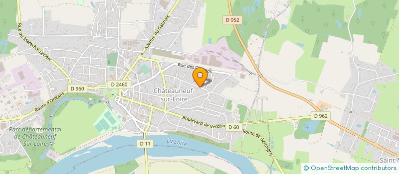 localisation de l'entreprise 884 054 867   CHATEAUNEUF-SUR-LOIRE