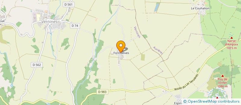 localisation de l'entreprise 884 055 211   VERNINES