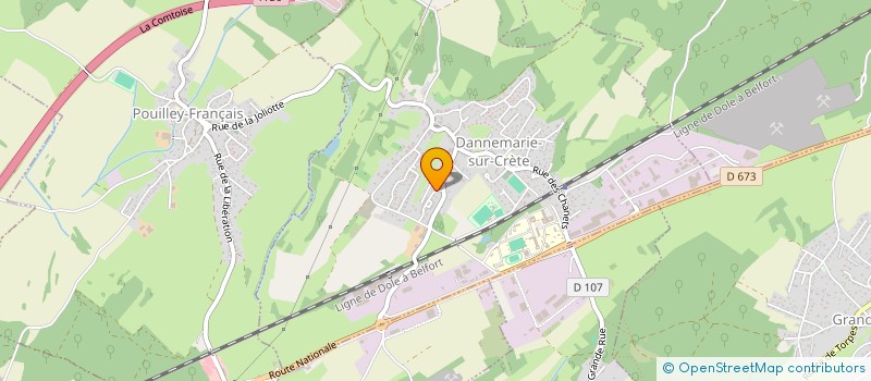 localisation de l'entreprise 884 088 931   DANNEMARIE-SUR-CRETE