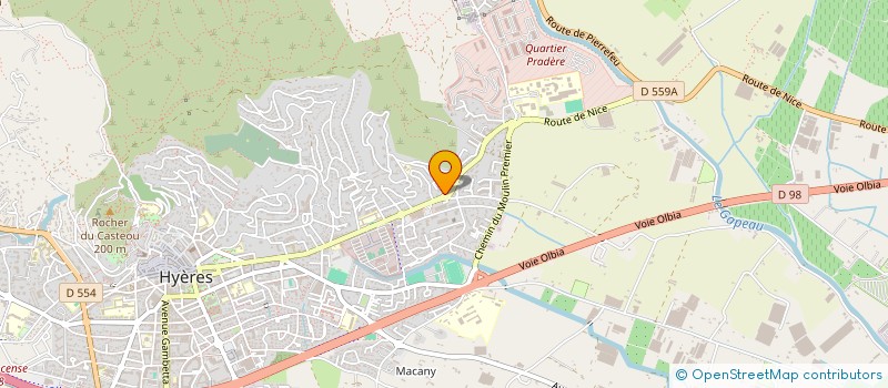 localisation de l'entreprise 884 102 237   HYERES