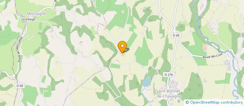 localisation de l'entreprise 884 113 390   SAINT-BONNET-DE-CHAVAGNE