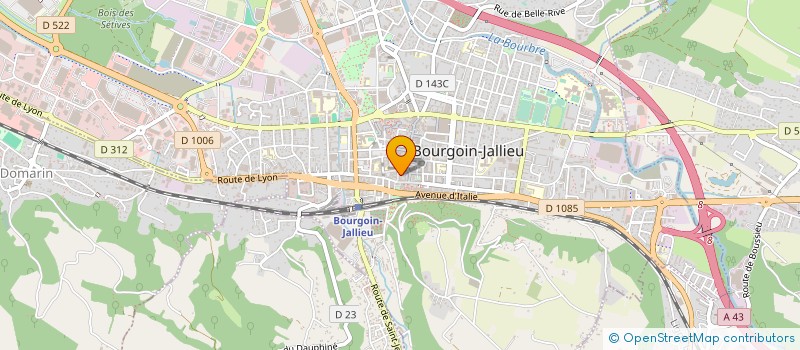 localisation de l'entreprise 884 117 573 à BOURGOIN-JALLIEU