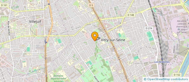 localisation de l'entreprise 884 133 331  à VITRY-SUR-SEINE