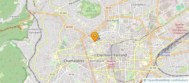 localisation de l'entreprise 884 143 173 à CLERMONT-FERRAND