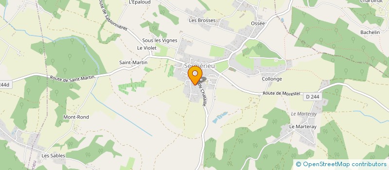 localisation de l'entreprise 884 154 451   SERMERIEU