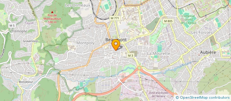 localisation de l'entreprise 884 158 197   CLERMONT-FERRAND