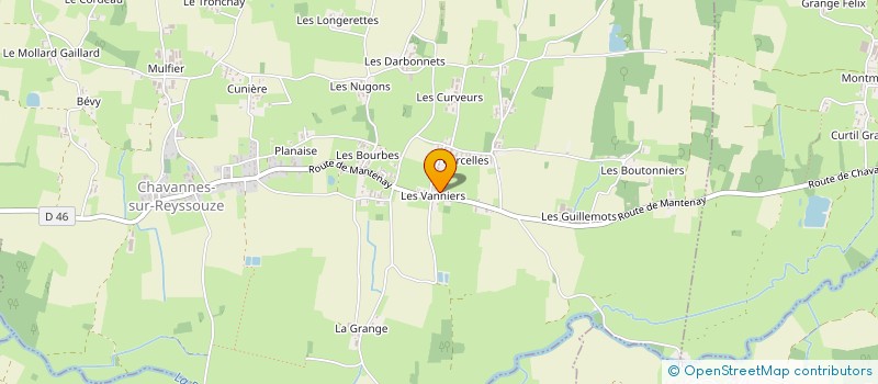localisation de l'entreprise 884 164 740 à CHAVANNES-SUR-REYSSOUZE