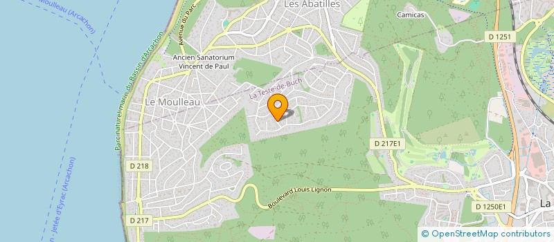 localisation de l'entreprise 884 169 301  à LA TESTE DE BUCH