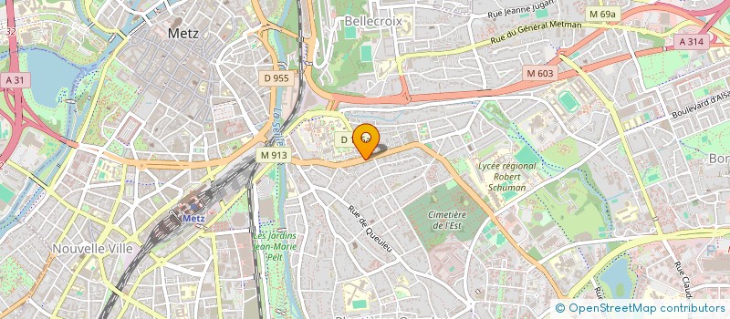 localisation de l'entreprise 884 170 648   METZ