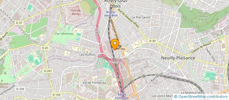 localisation de l'entreprise 884 175 019   ROSNY-SOUS-BOIS
