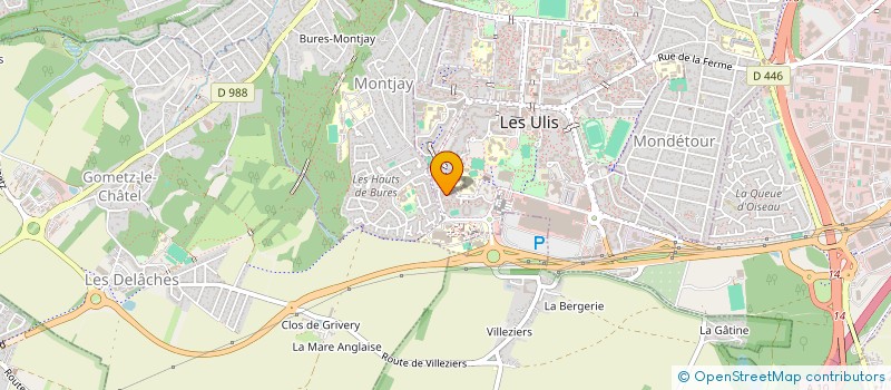 localisation de l'entreprise 884 220 492 à LES ULIS