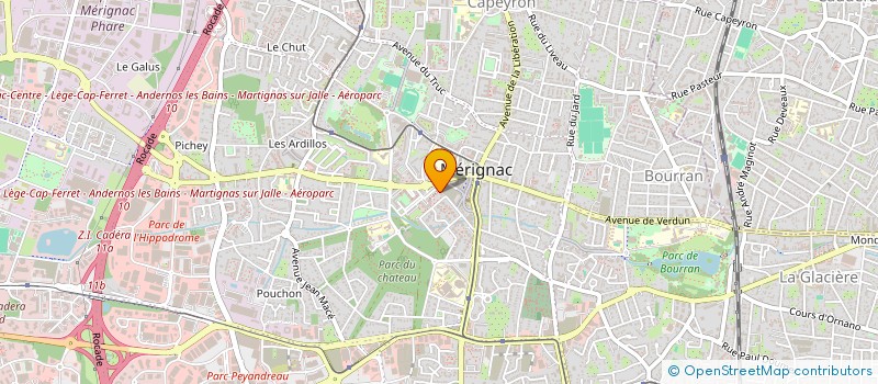 localisation de l'entreprise 884 222 936   MERIGNAC