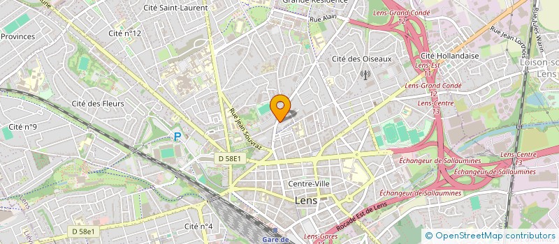 localisation de l'entreprise 884 223 843   LENS