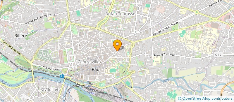 localisation de l'entreprise 884 236 621   PAU