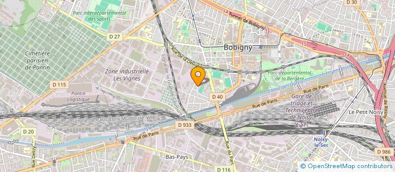 localisation de l'entreprise 884 268 814   BOBIGNY