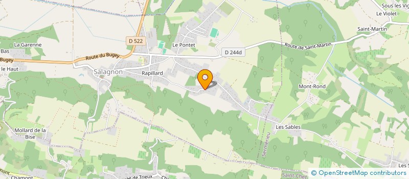 localisation de l'entreprise 884 277 203   SALAGNON