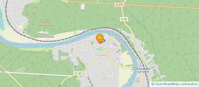 localisation de l'entreprise 884 288 655   CHAMPAGNE-SUR-SEINE