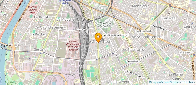 localisation de l'entreprise 884 312 687   LYON