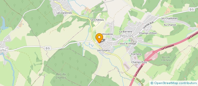 localisation de l'entreprise 884 358 441   PELOUSEY