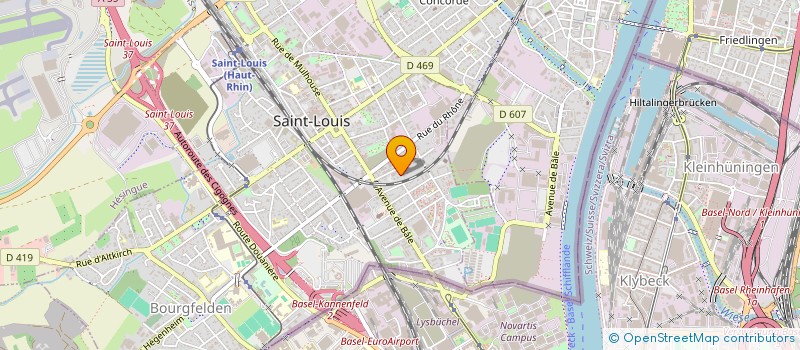 localisation de l'entreprise 884 358 847   HUNINGUE