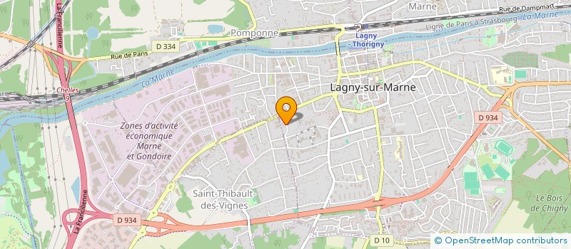 localisation de l'entreprise 884 362 070   THORIGNY-SUR-MARNE