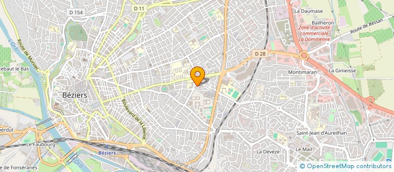 localisation de l'entreprise 884 373 200   BEZIERS
