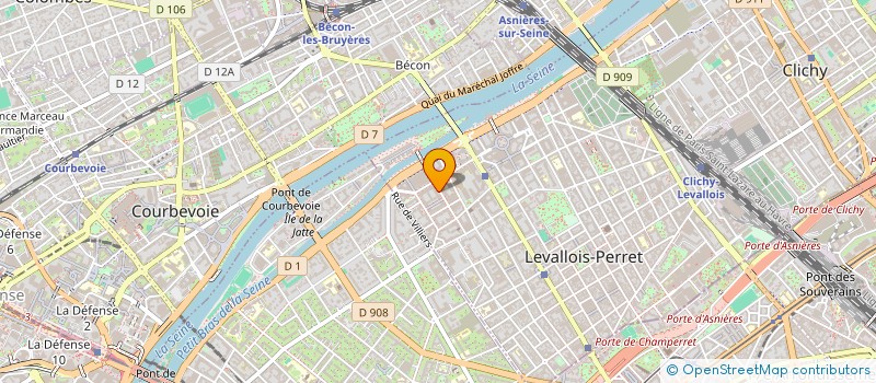 localisation de l'entreprise 884 389 966 à LEVALLOIS-PERRET