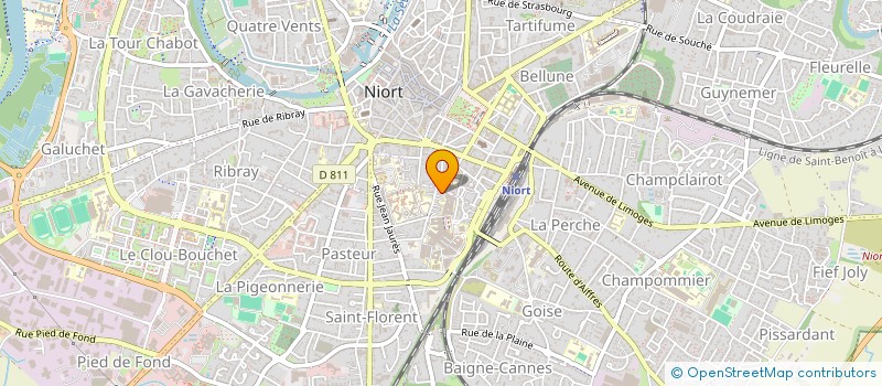 localisation de l'entreprise 884 391 632   NIORT