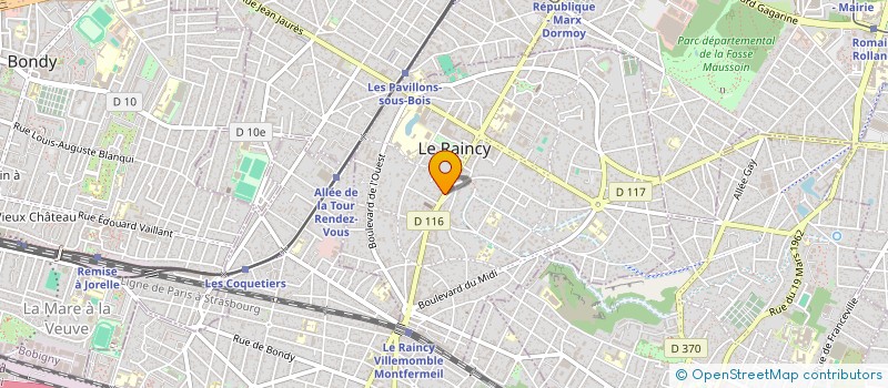 localisation de l'entreprise 884 411 729 à LE RAINCY