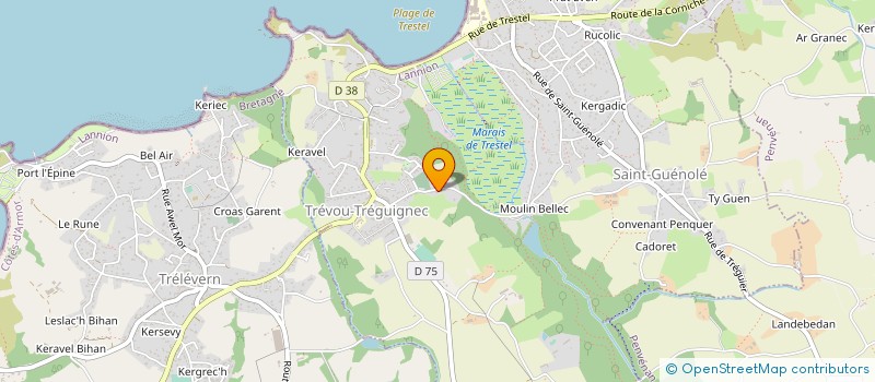 localisation de l'entreprise 884 420 126   TREVOU-TREGUIGNEC