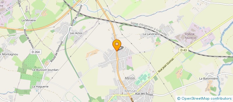 localisation de l'entreprise 884 425 695 à MESSEI