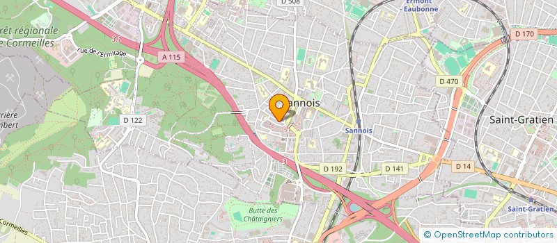 localisation de l'entreprise 884 431 123   SANNOIS