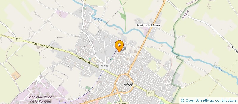 localisation de l'entreprise 884 449 760   REVEL