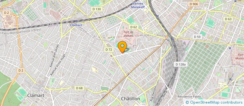 localisation de l'entreprise 884 453 598   CHATILLON