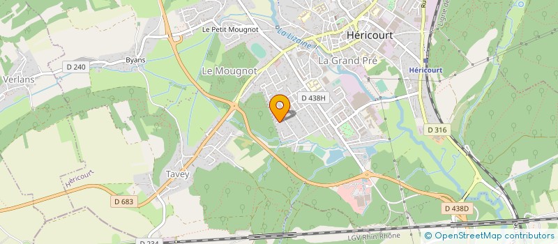 localisation de l'entreprise 884 495 748   HERICOURT