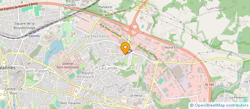 localisation de l'entreprise 884 497 405  à VANNES