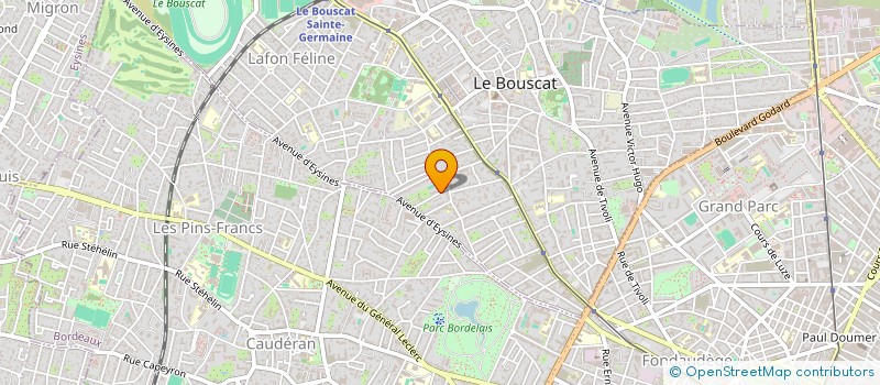 localisation de l'entreprise 884 510 728   LE BOUSCAT