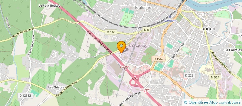 localisation de l'entreprise 884 528 886 à LANGON