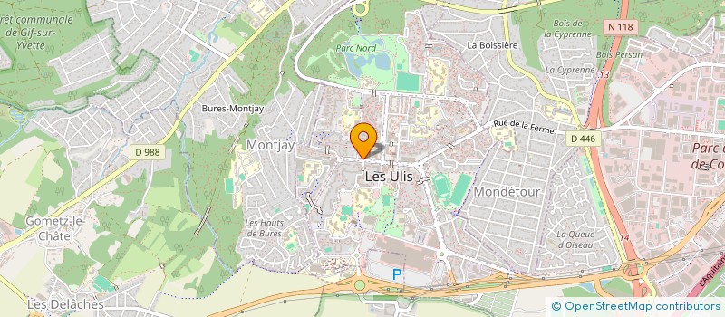 localisation de l'entreprise 884 549 338 à LES ULIS