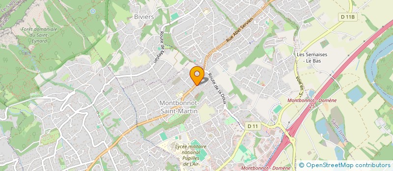 localisation de l'entreprise 884 551 763   MONTBONNOT-SAINT-MARTIN