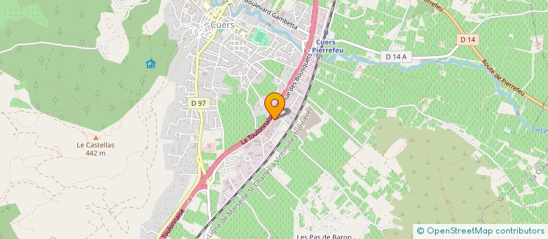 localisation de l'entreprise 884 554 791   CUERS