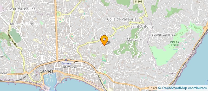 localisation de l'entreprise 884 561 259 à CANNES
