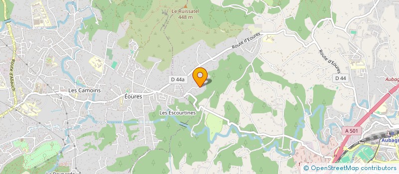 localisation de l'entreprise 884 563 545   AUBAGNE