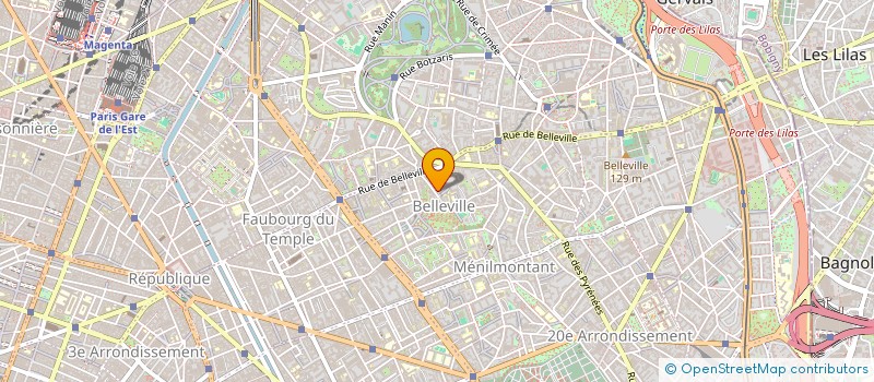 localisation de l'entreprise 884 579 632   PARIS 20