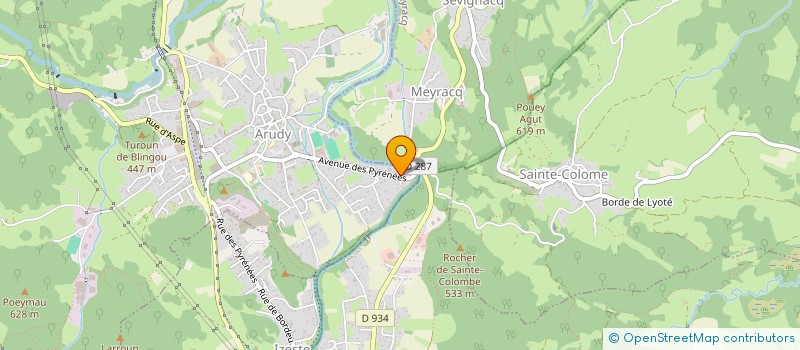 localisation de l'entreprise 884 581 059   ARUDY