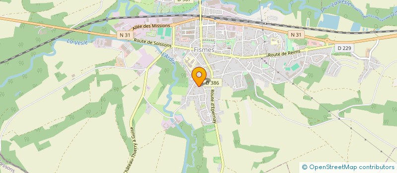 localisation de l'entreprise 884 592 593   FISMES